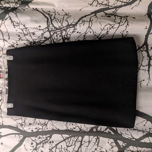 6 Uniqlo high waisted A-line wool midi skirt